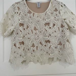 Lace white set